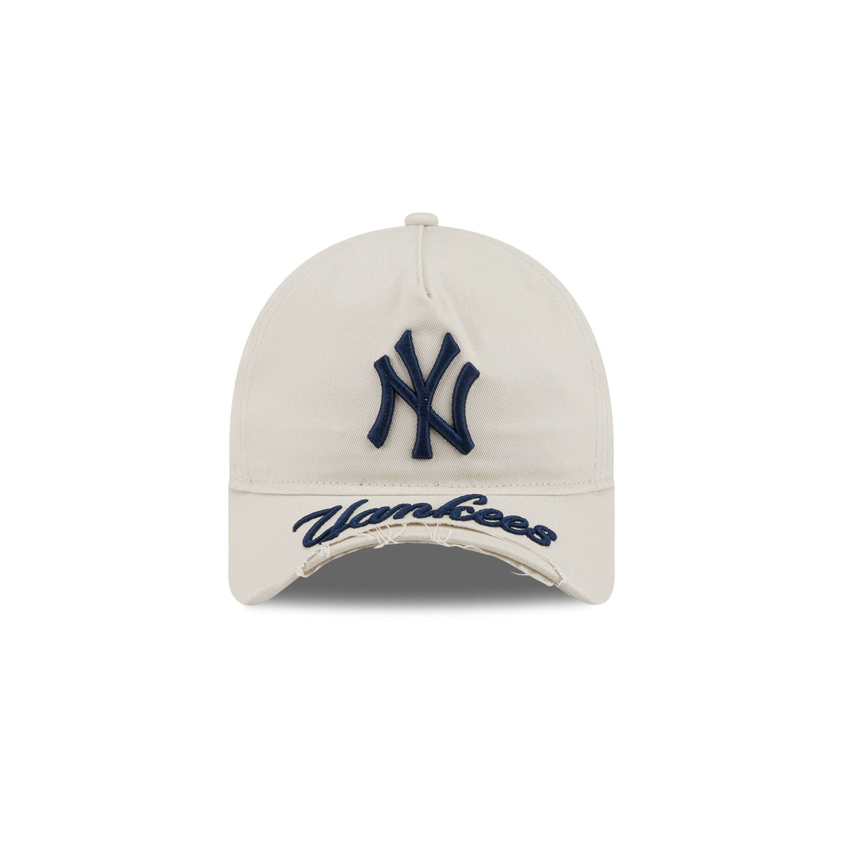New York Yankees Stone 9FORTY A-Frame Unstructured Cut-Off Visor Snapback Hat