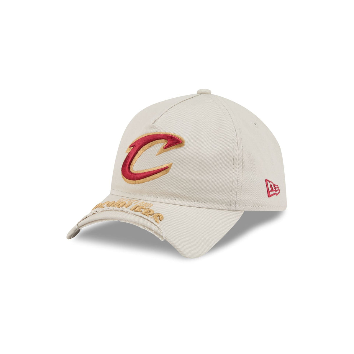 Cleveland Cavaliers Stone 9FORTY A-Frame Unstructured Cut-Off Visor Snapback Hat