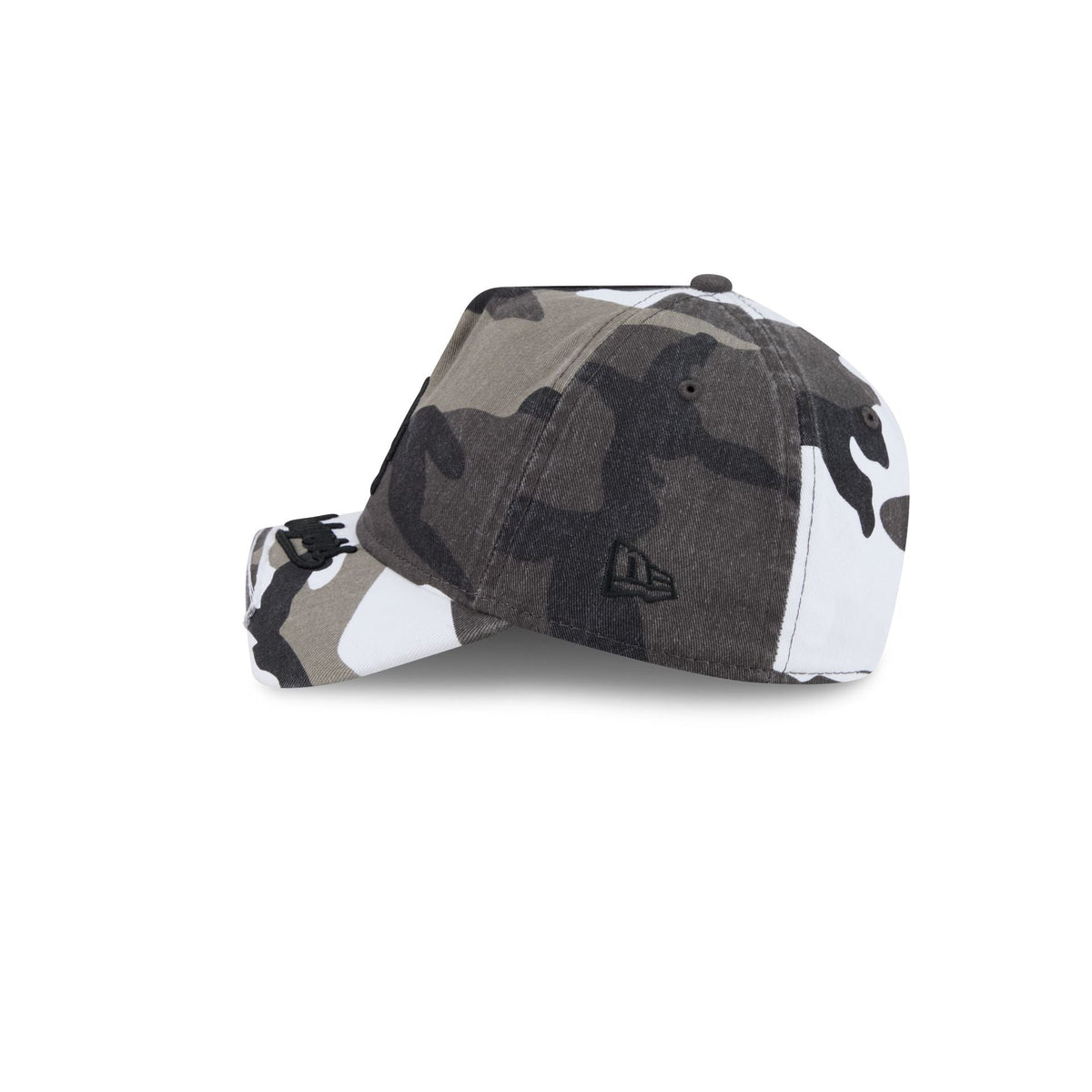 Los Angeles Dodgers Washed Camo 9FORTY A-Frame Unstructured Cut-Off Visor Snapback Hat