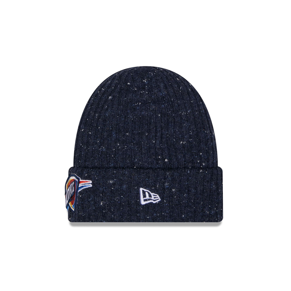 Oklahoma City Thunder Speckled Cuff Knit Beanie Hat