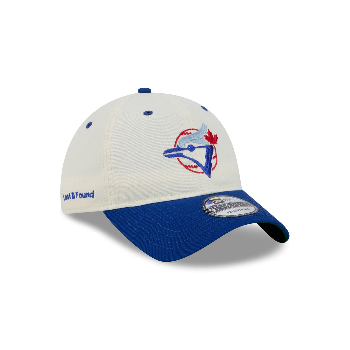 Lost & Found x Toronto Blue Jays Chrome White 9TWENTY Adjustable Hat