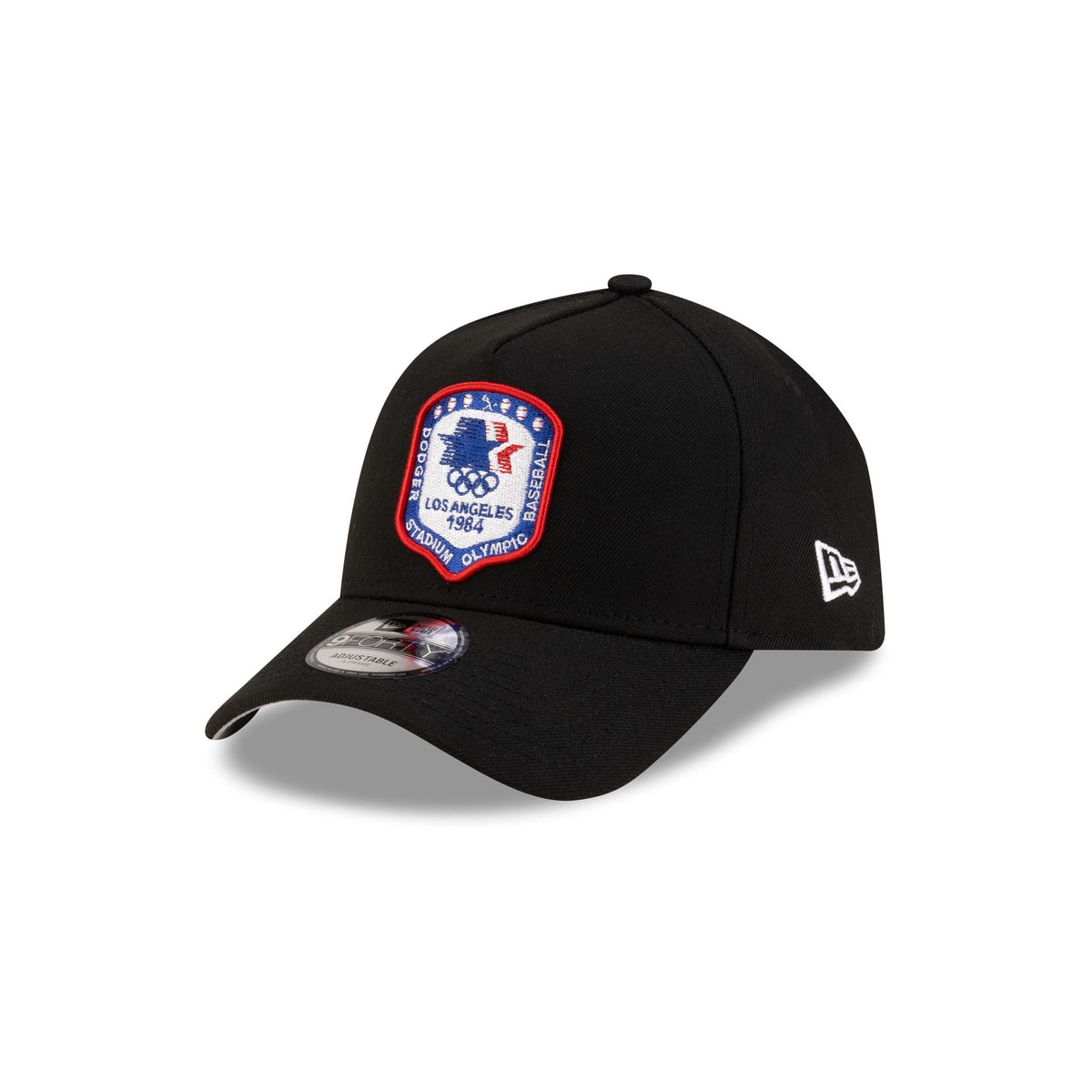 Los Angeles Dodgers 1984 Olympics Black 9FORTY A-Frame Snapback Hat