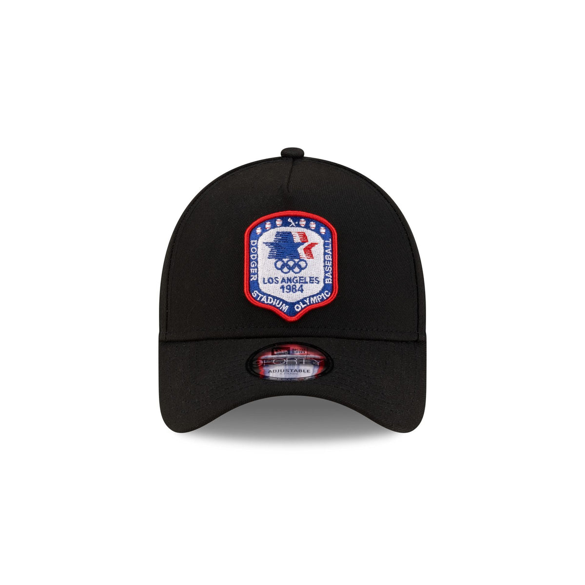 Los Angeles Dodgers 1984 Olympics Black 9FORTY A-Frame Snapback Hat