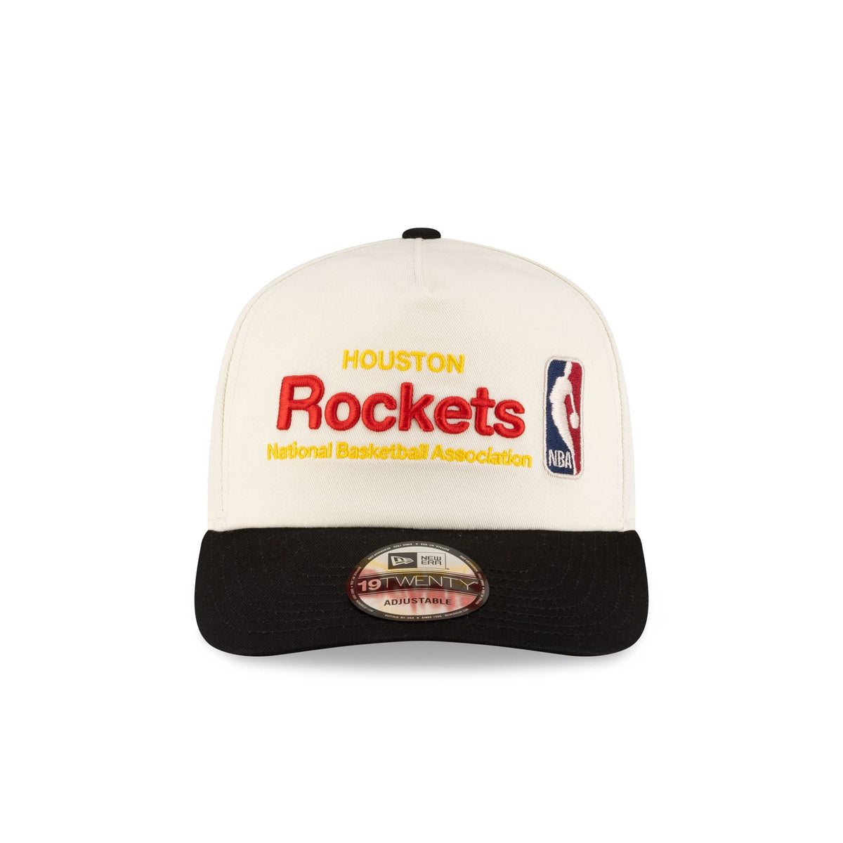 Houston Rockets 1972-1995 Hardwood Classics Sign Stack Chrome White 19TWENTY Adjustable Hat