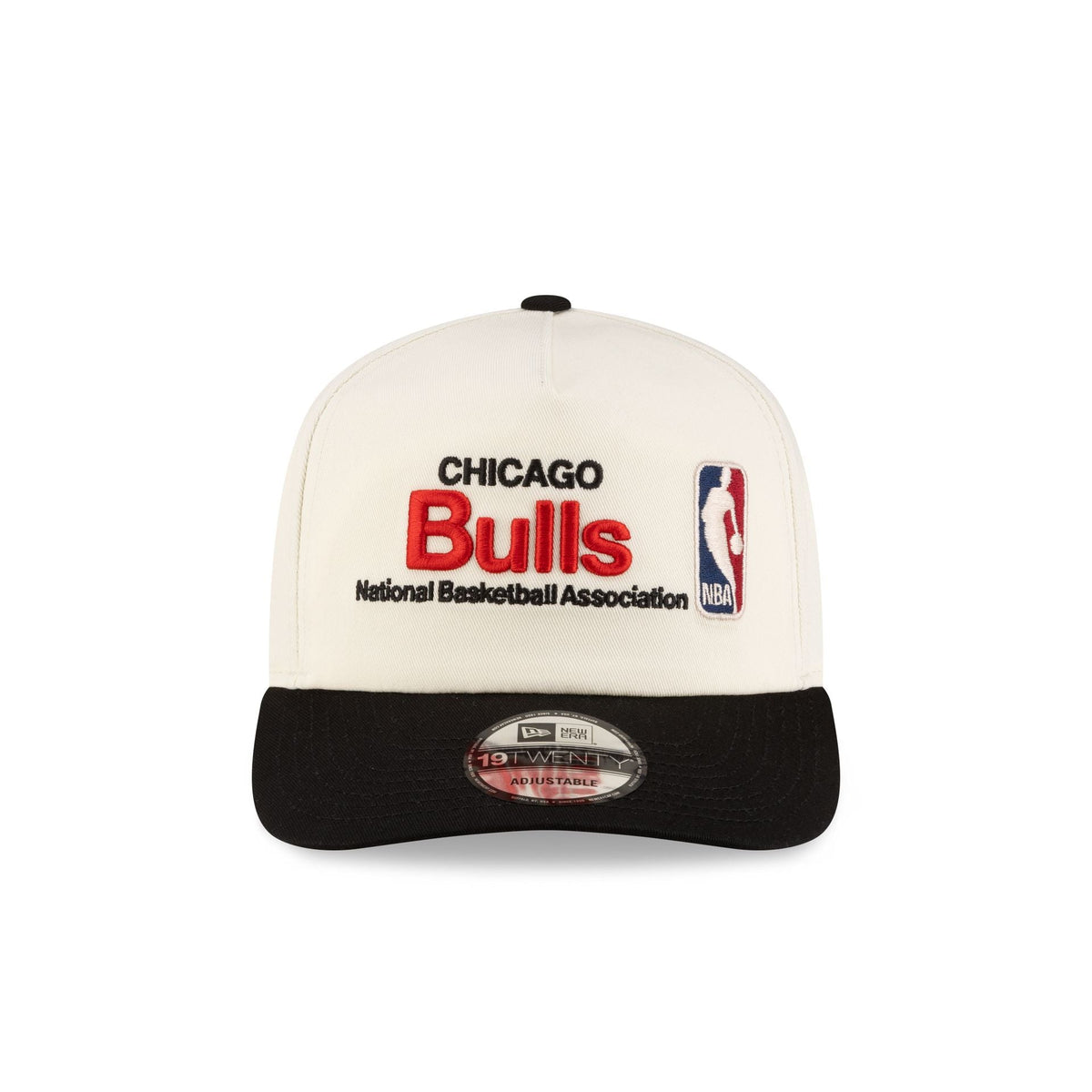 Chicago Bulls 1966-Present Hardwood Classics Sign Stack Chrome White 19TWENTY Adjustable Hat