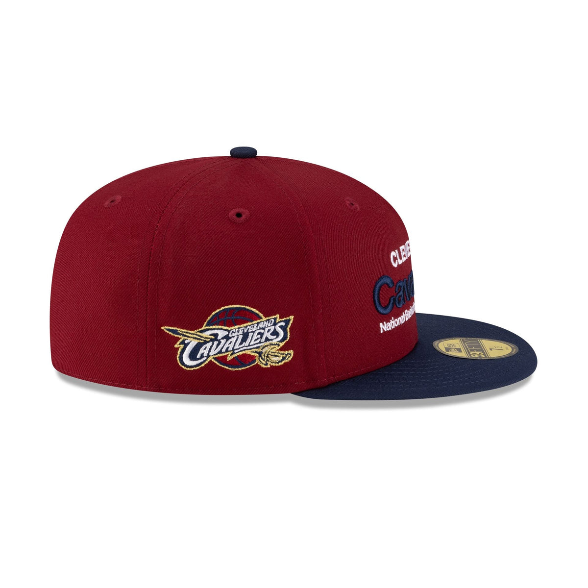 Cleveland Cavaliers 2010-2017 Hardwood Classics Sign Stack 59FIFTY Fitted Hat