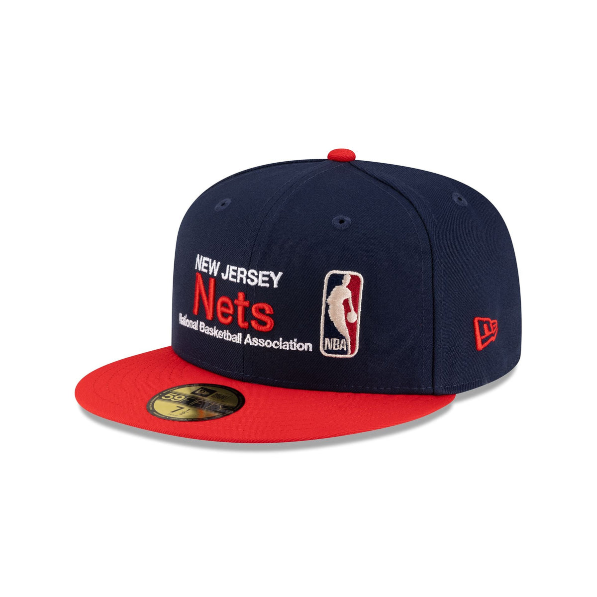 New Jersey Nets 1997-2012 Hardwood Classics Sign Stack 59FIFTY Fitted Hat