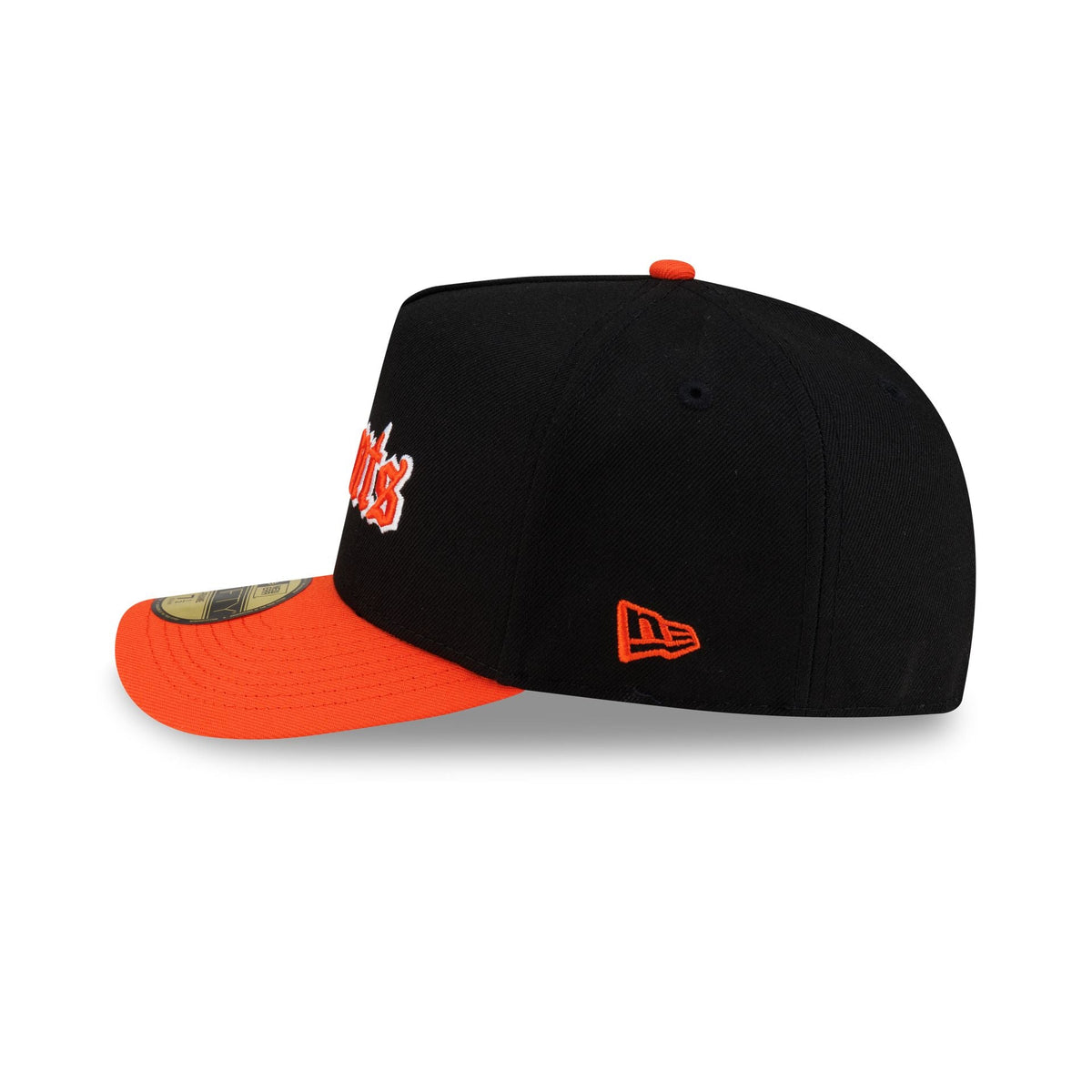 Just Caps Gothic Script San Francisco Giants 59FIFTY A-Frame Fitted Hat