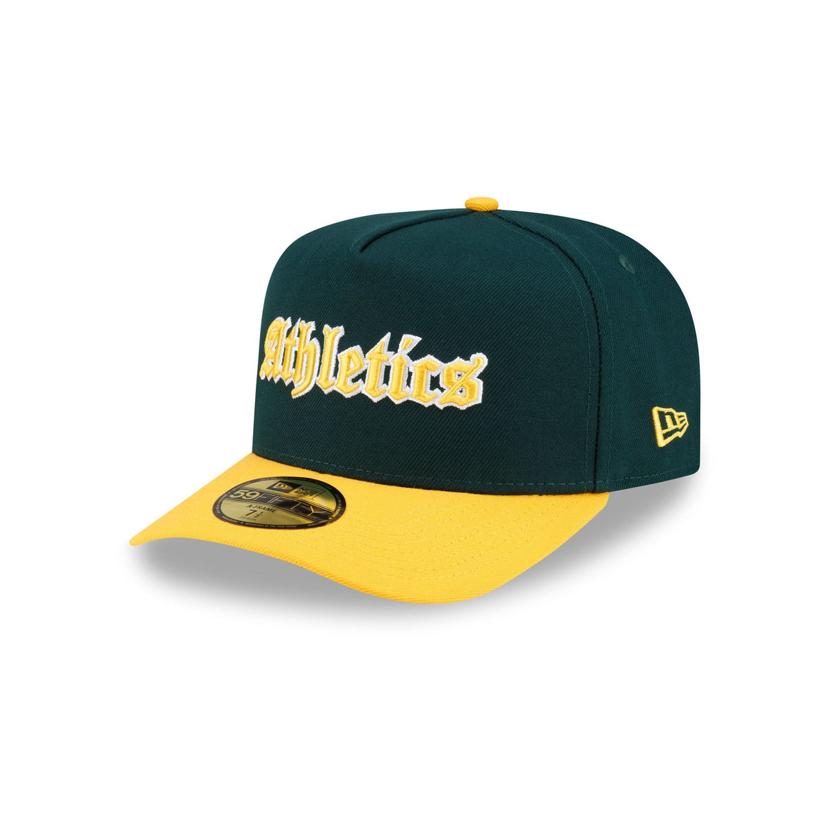 Just Caps Gothic Script Athletics 59FIFTY A-Frame Fitted Hat