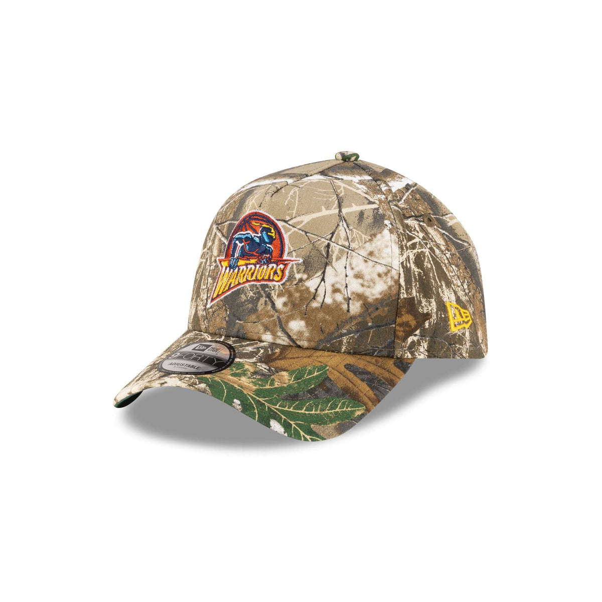 Golden State Warriors 1997-2010 Hardwood Classics Realtree 9FORTY A-Frame Snapback Hat