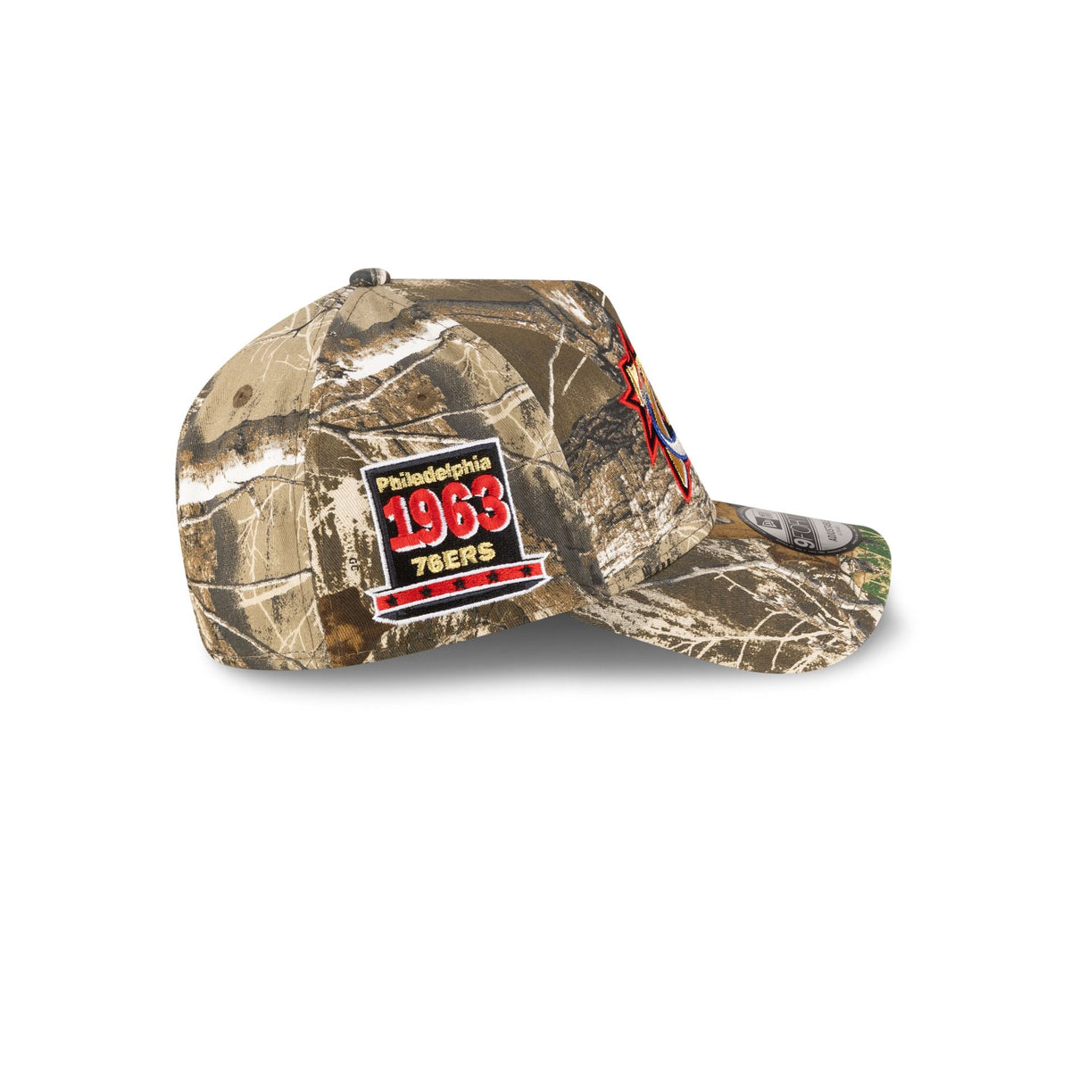 Philadelphia 76ers 1997-2009 Hardwood Classics Realtree 9FORTY A-Frame Snapback Hat