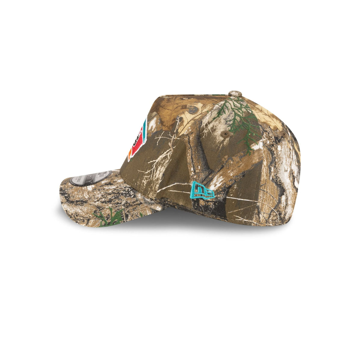 San Antonio Spurs 1989-2002 Hardwood Classics Realtree 9FORTY A-Frame Snapback Hat