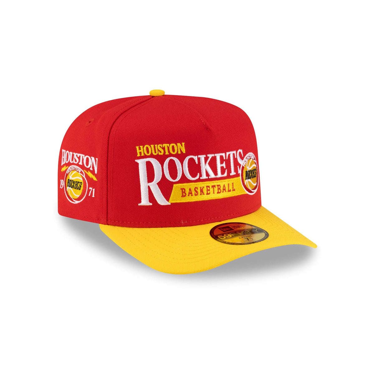 Houston Rockets 1972-1995 Hardwood Classics Liner 59FIFTY A-Frame Fitted Hat
