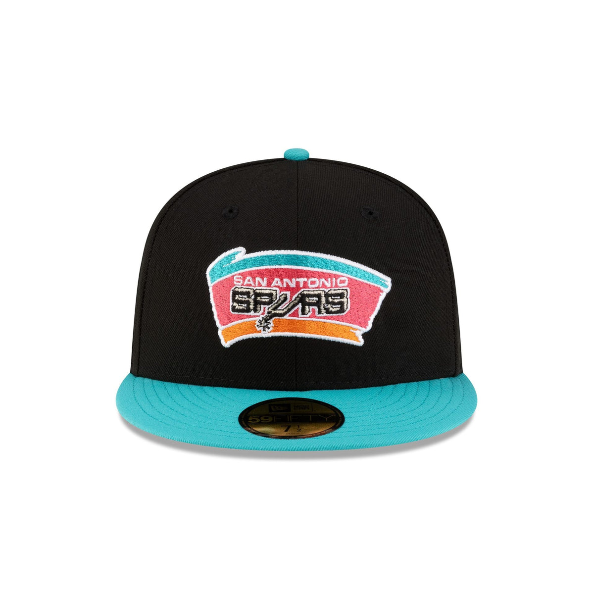 San Antonio Spurs 1989-2002 Hardwood Classics Black 59FIFTY Fitted Hat