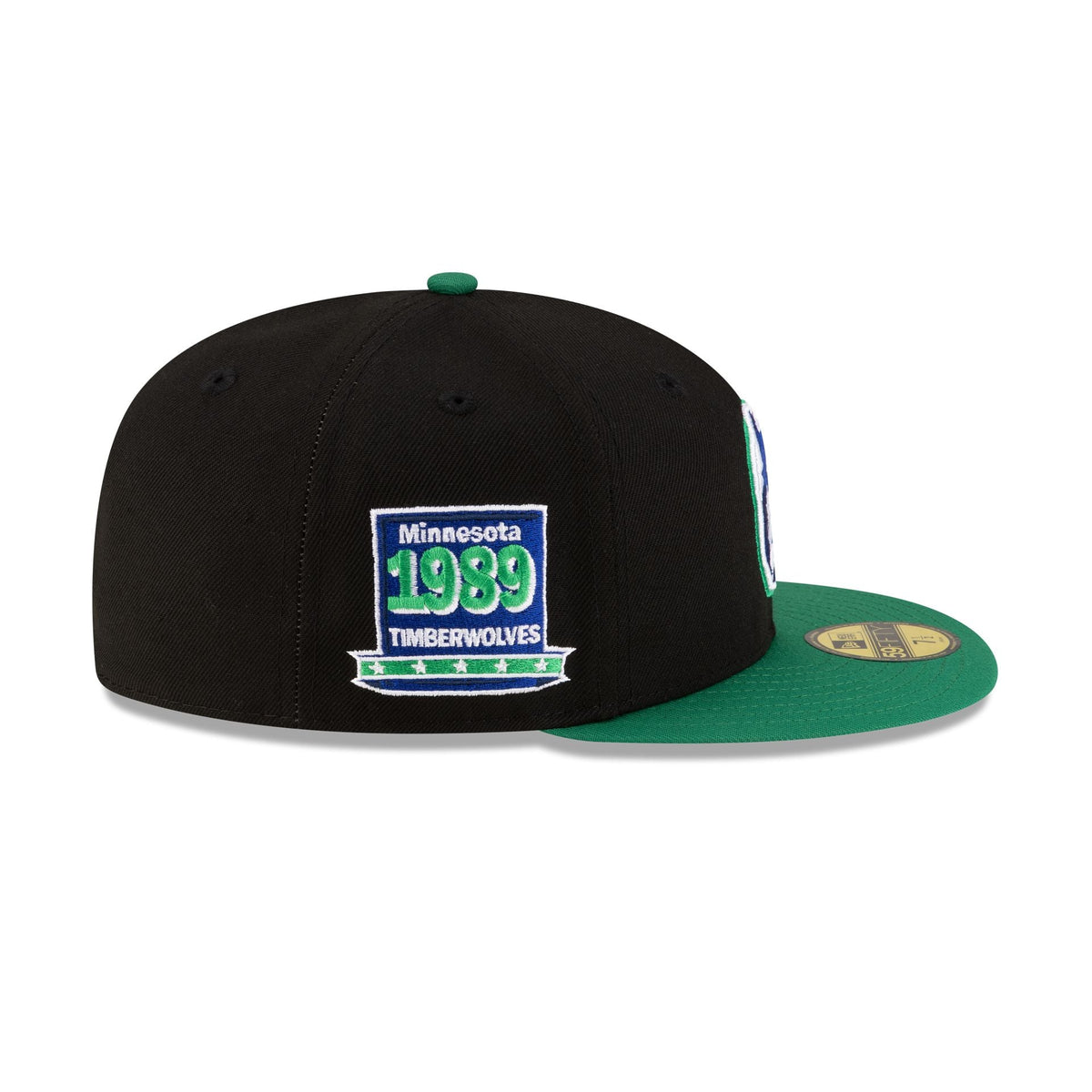 Minnesota Timberwolves 1989-1996 Hardwood Classics Black 59FIFTY Fitted Hat