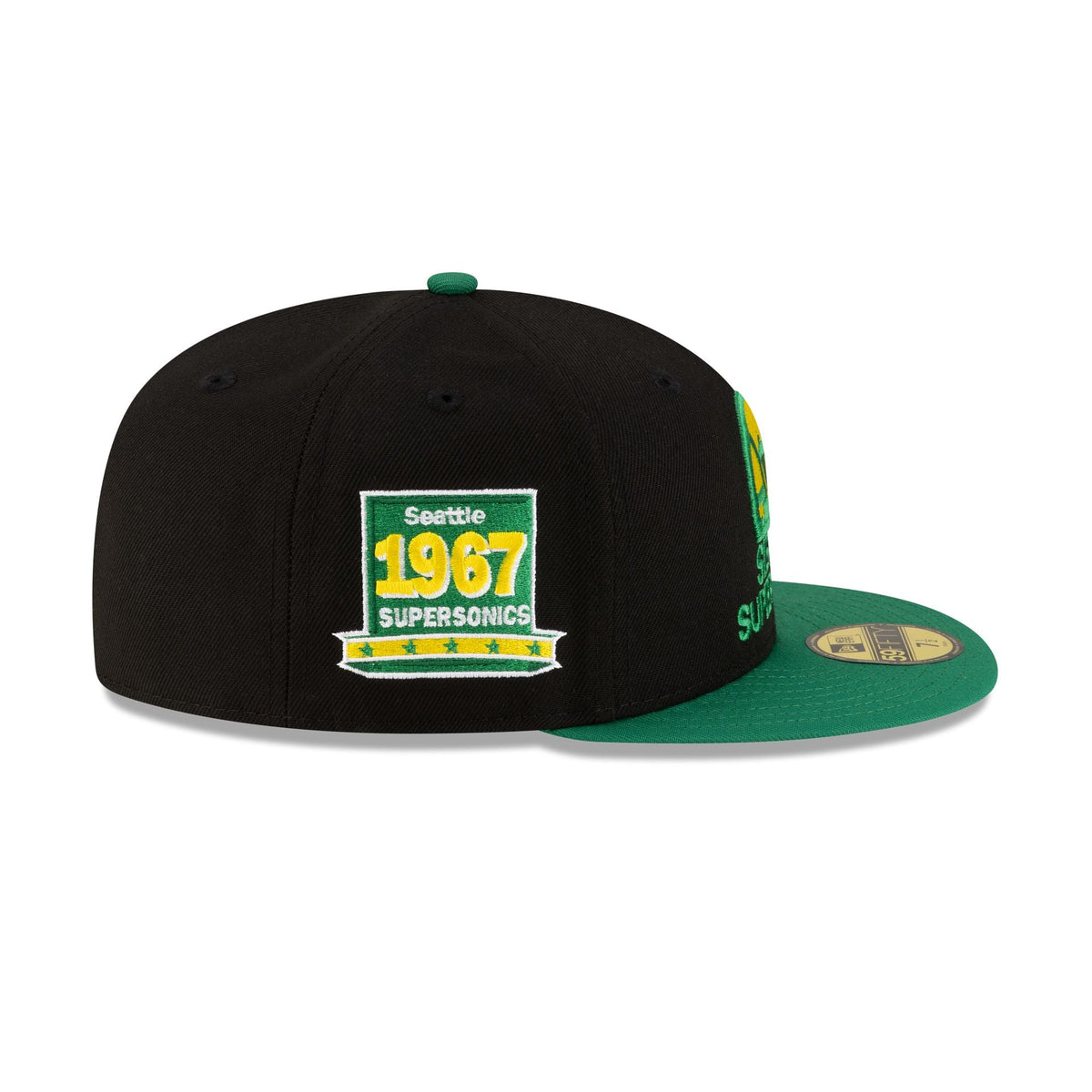Seattle SuperSonics 1975-1995 Hardwood Classics Black 59FIFTY Fitted Hat