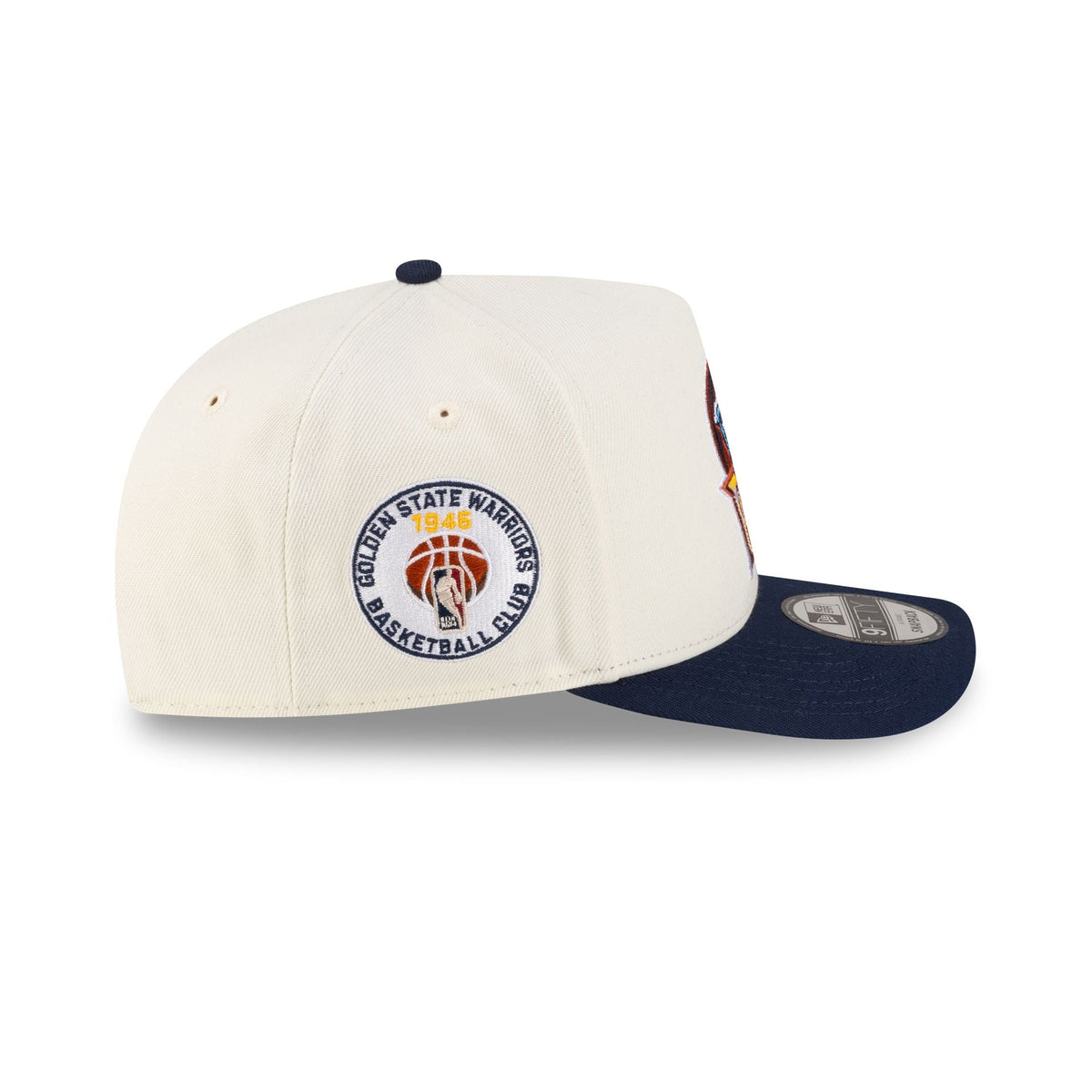 Golden State Warriors 1997-2010 Hardwood Classics Express Chrome White 9FIFTY A-Frame Snapback Hat