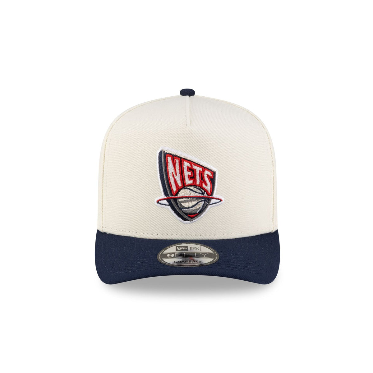 New Jersey Nets 1997-2012 Hardwood Classics Express Chrome White 9FIFTY A-Frame Snapback Hat