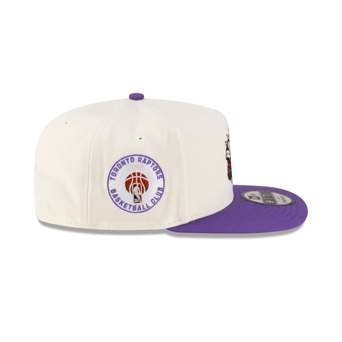 Toronto Raptors 1995-2008 Hardwood Classics Express Chrome White 9FIFTY A-Frame Snapback Hat