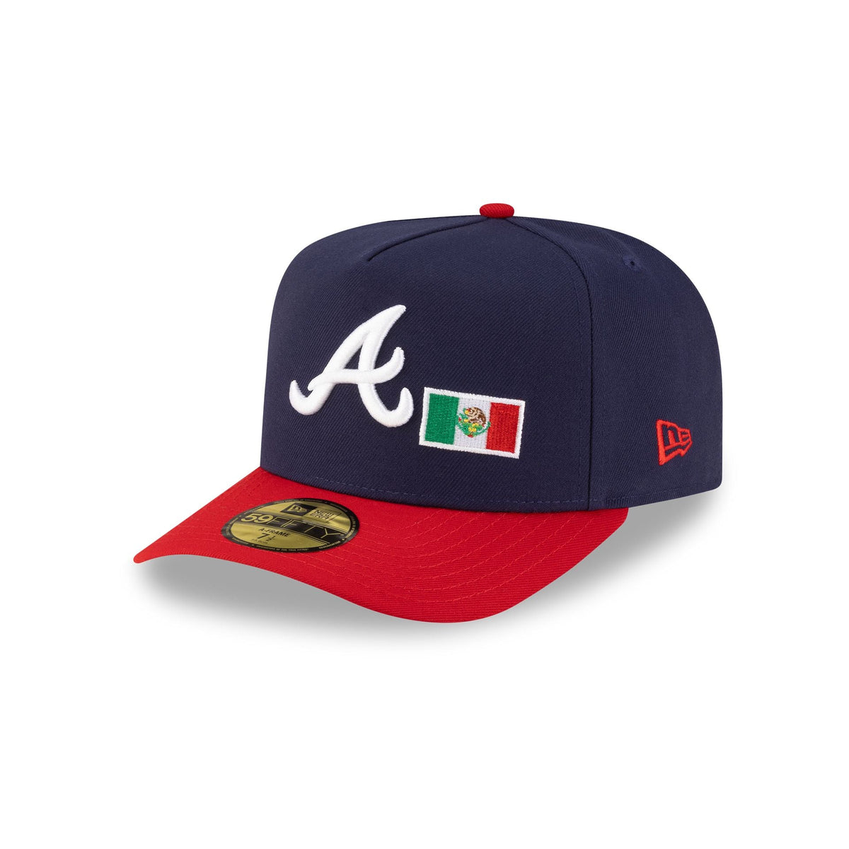 Just Caps Cinco de Mayo Atlanta Braves 59FIFTY A-Frame Fitted Hat