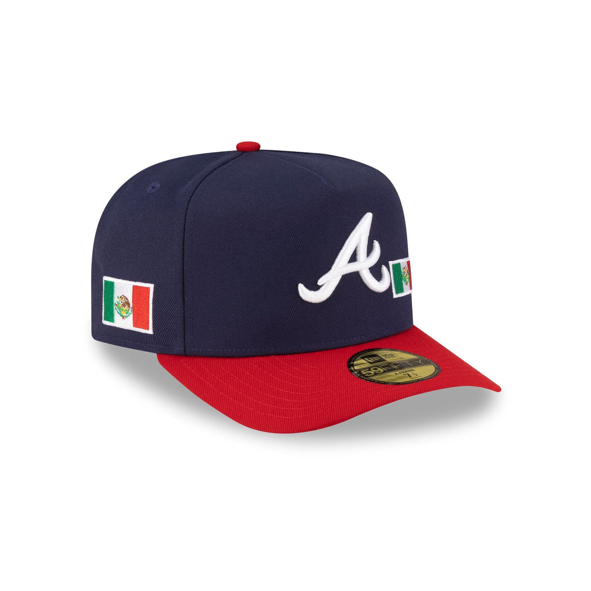 Just Caps Cinco de Mayo Atlanta Braves 59FIFTY A-Frame Fitted Hat