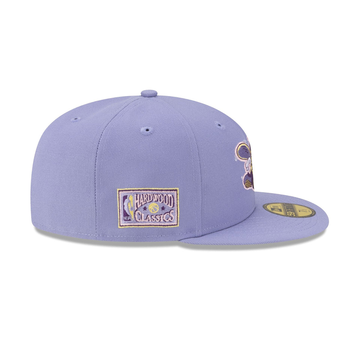 Charlotte Hornets Hardwood Classics Lavender Pack 59FIFTY Fitted Hat