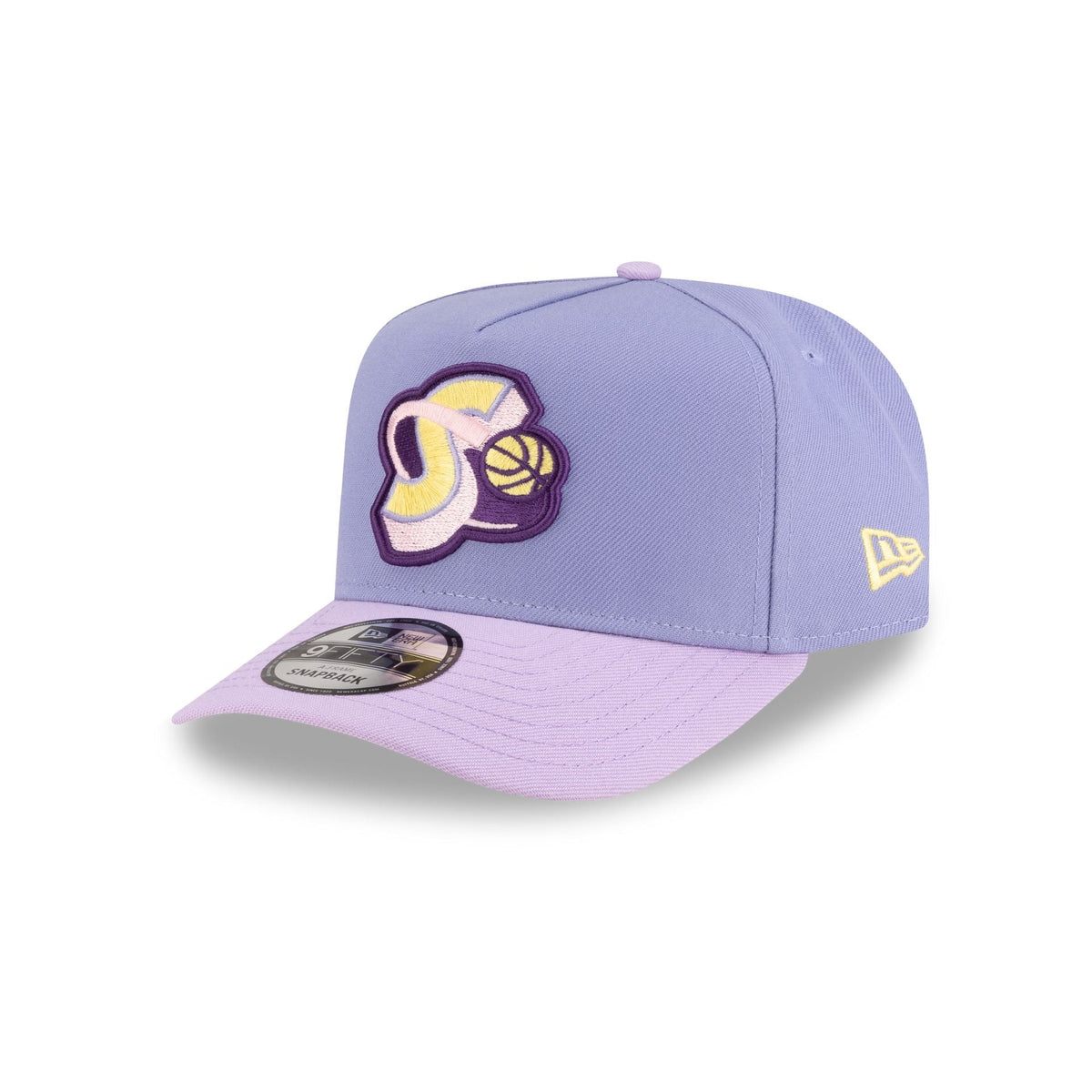 Seattle SuperSonics Hardwood Classics Lavender Purple 9FIFTY A-Frame Snapback Hat