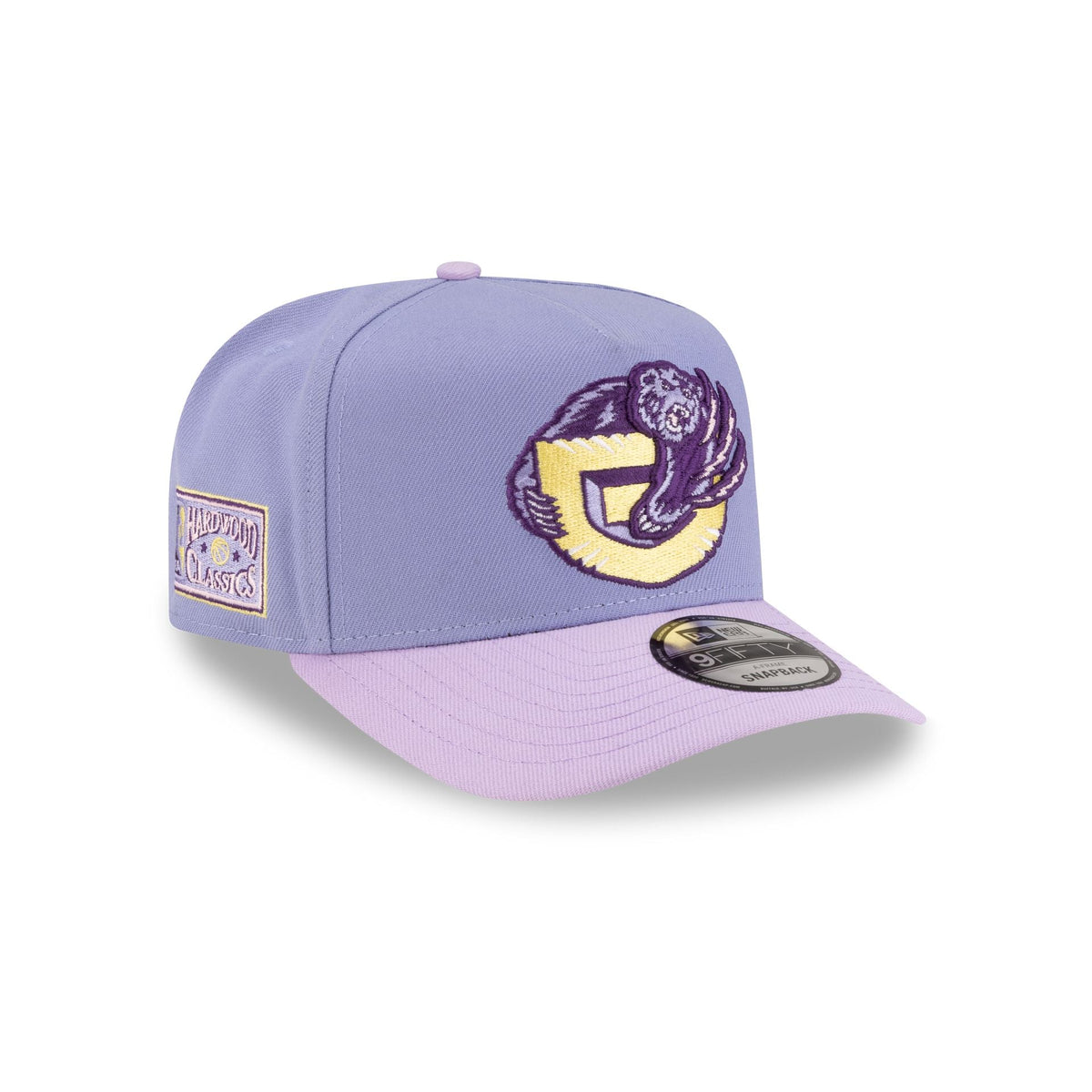 Vancouver Grizzlies Hardwood Classics Lavender Purple 9FIFTY A-Frame Snapback Hat