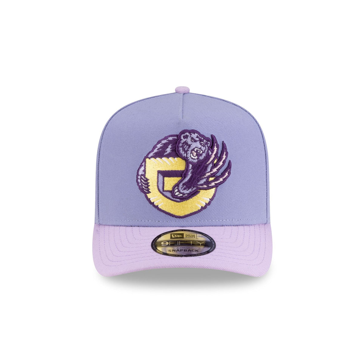 Vancouver Grizzlies Hardwood Classics Lavender Purple 9FIFTY A-Frame Snapback Hat