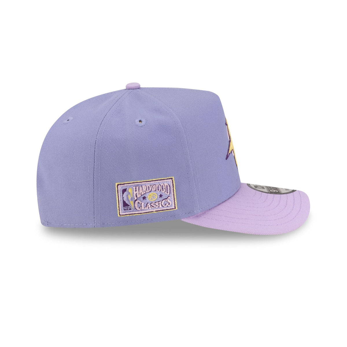 Golden State Warriors Hardwood Classics Lavender Purple 9FIFTY A-Frame Snapback Hat