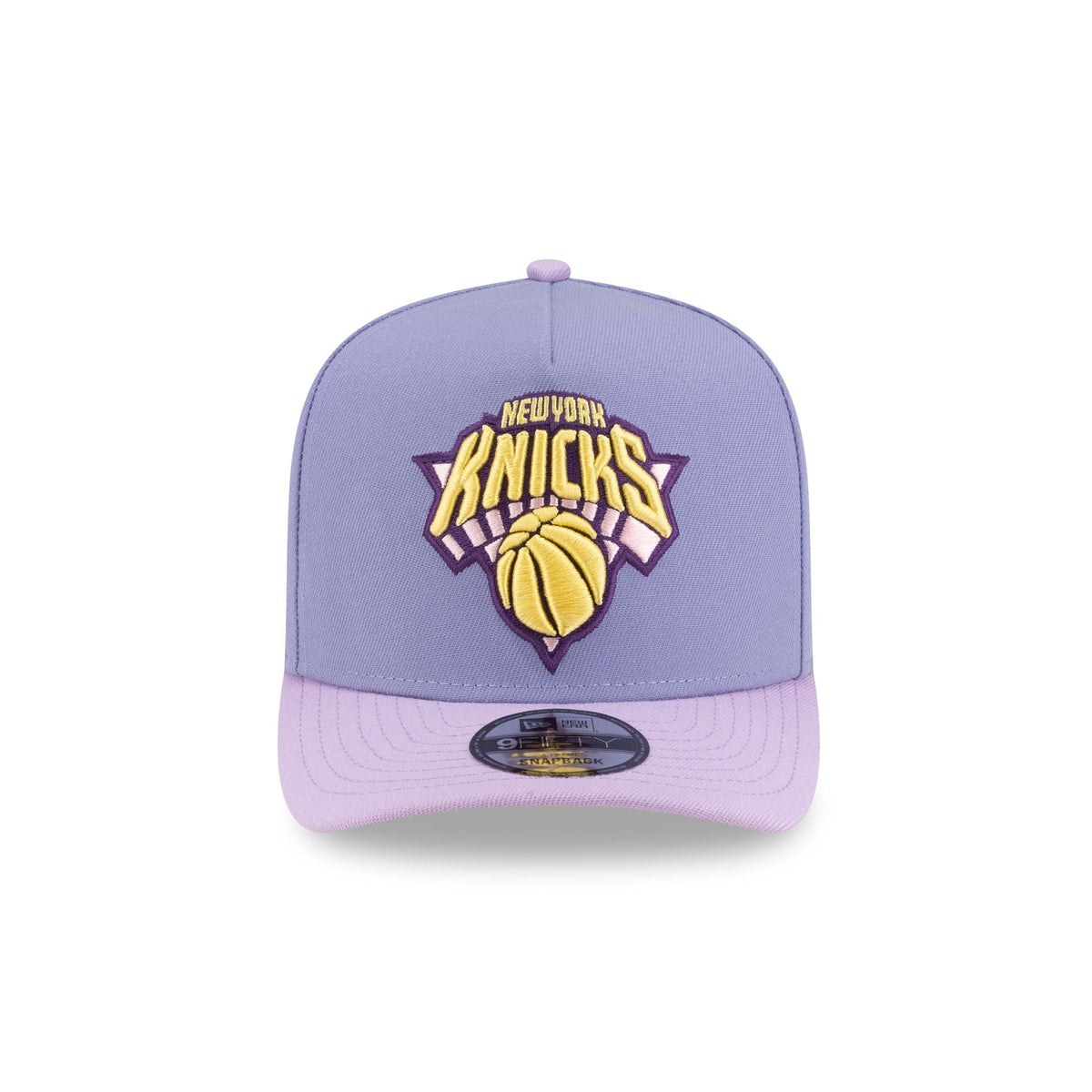 New York Knicks Lavender 9FIFTY A-Frame Snapback Hat