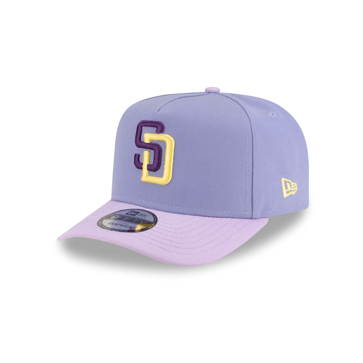 San Diego Padres Lavender 9FIFTY A-Frame Snapback Hat