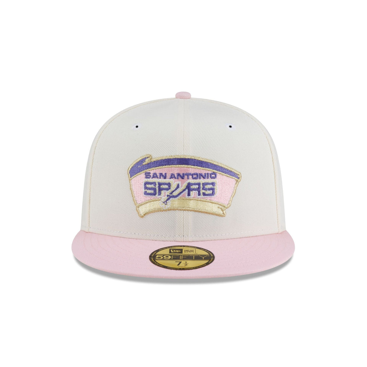 Just Caps Chrome Pink San Antonio Spurs 59FIFTY Fitted Hat