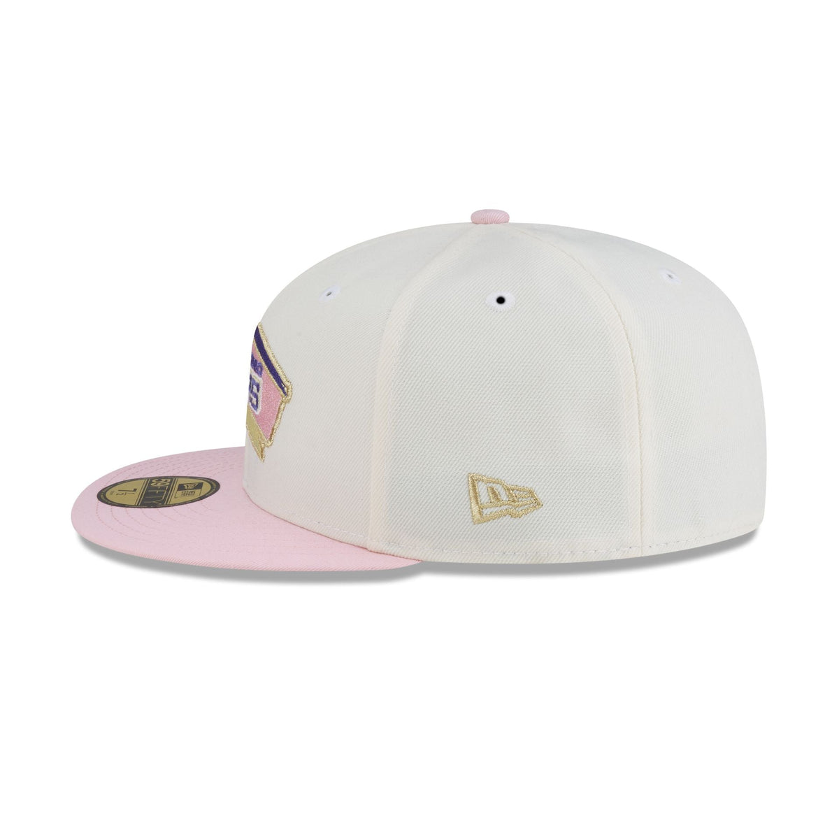 Just Caps Chrome Pink San Antonio Spurs 59FIFTY Fitted Hat