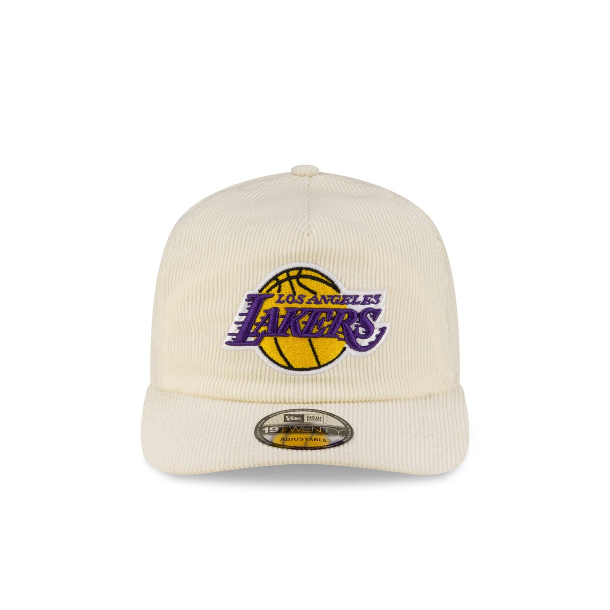 Los Angeles Lakers Hardwood Classics 80s Chrome Corduroy 19TWENTY Adjustable