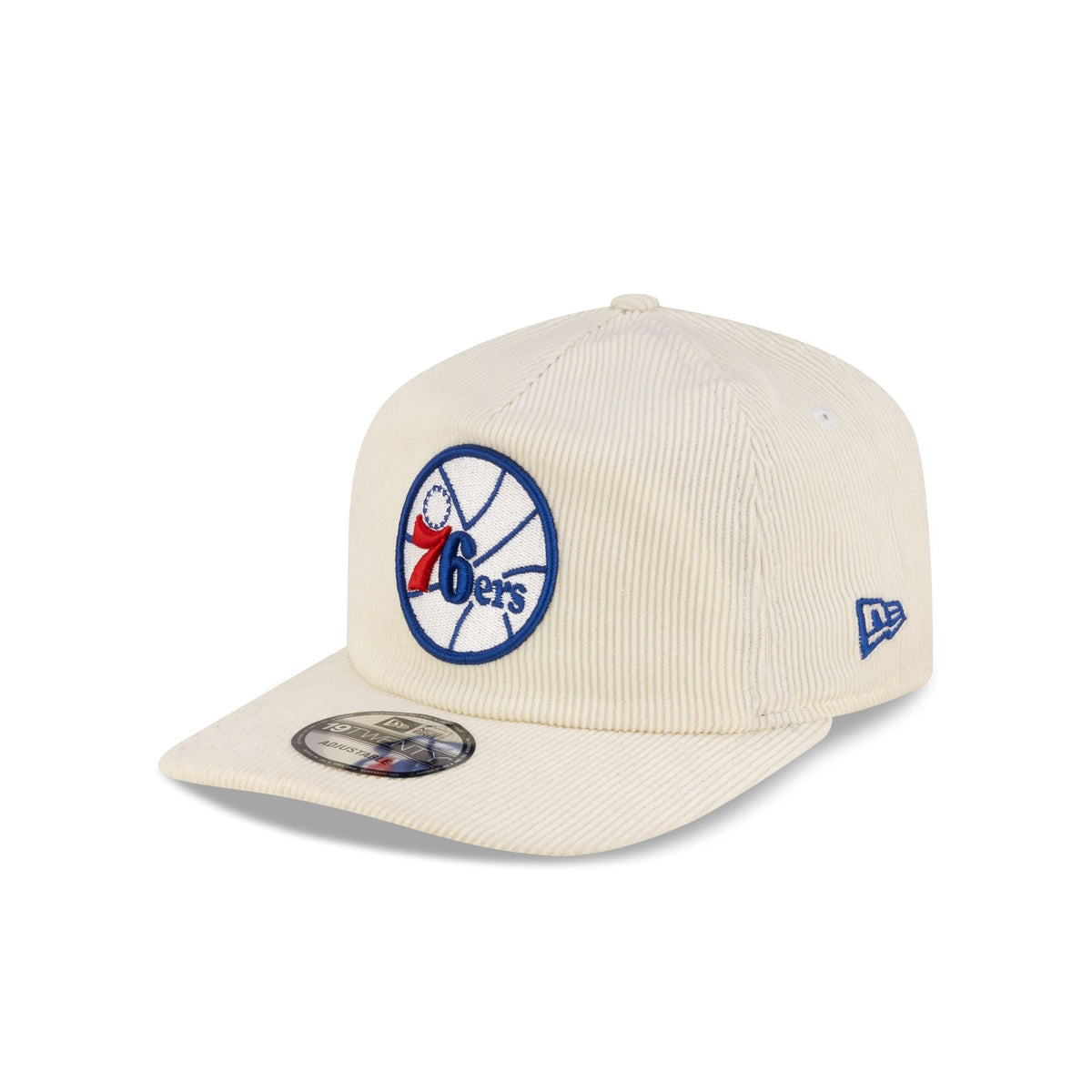 Philadelphia 76ers Hardwood Classics 80s Chrome Corduroy 19TWENTY Adjustable