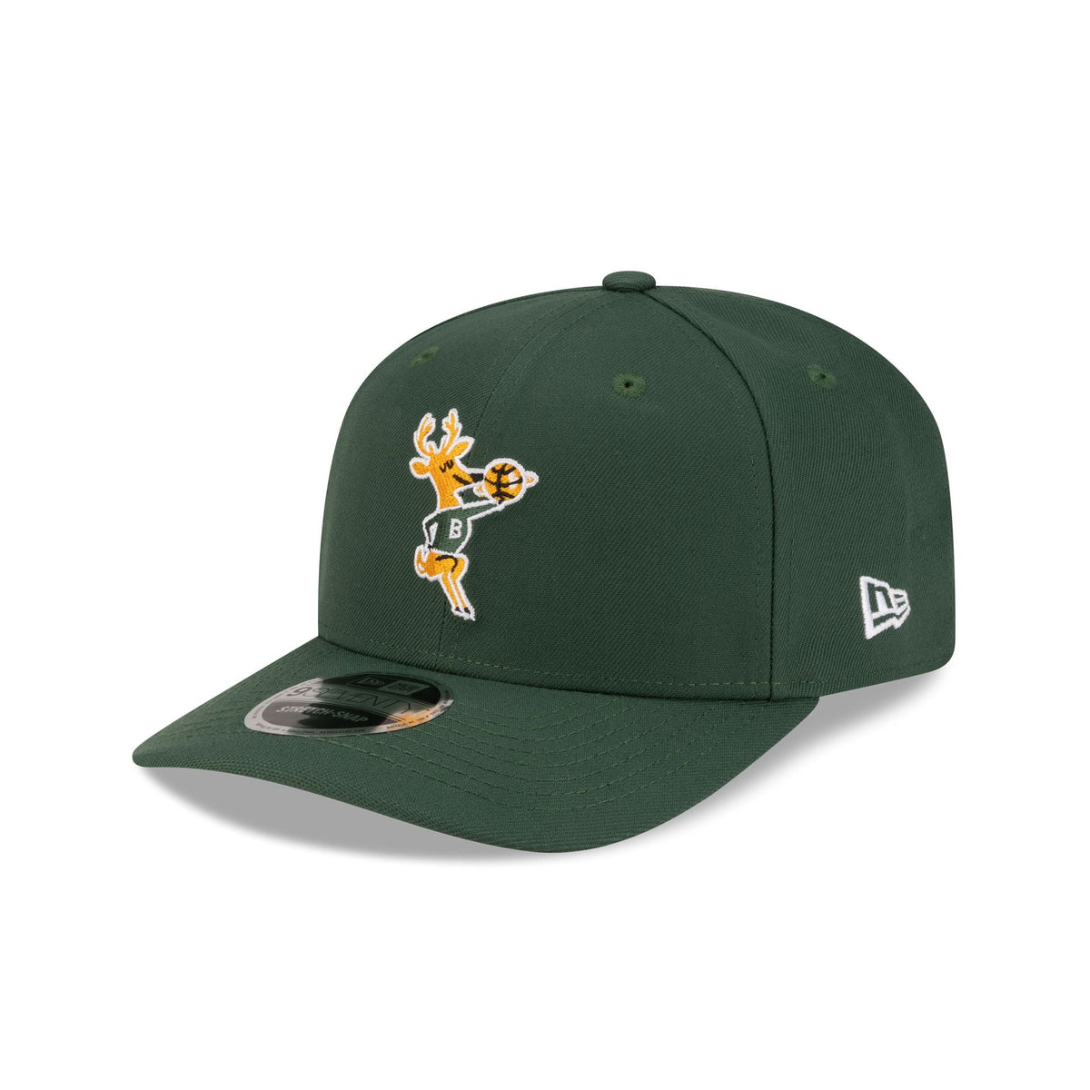 Milwaukee Bucks Hardwood Classics 80s 9SEVENTY Stretch-Snap Hat