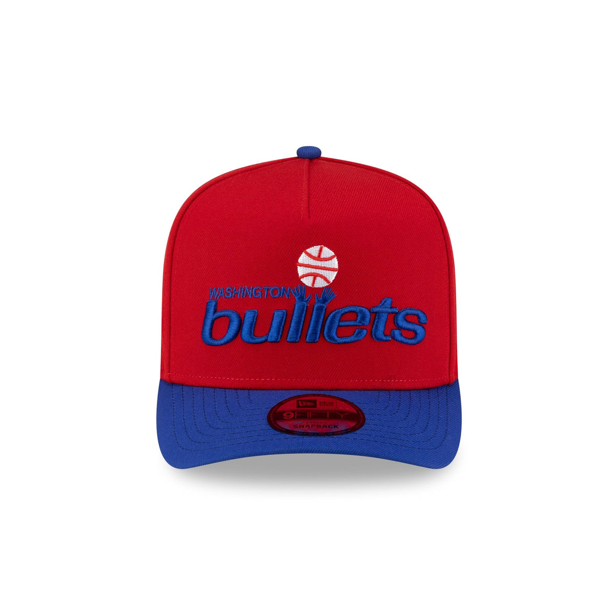 Washington Bullets Hardwood Classics 80s Two Tone 9FIFTY A-Frame Snapback Hat