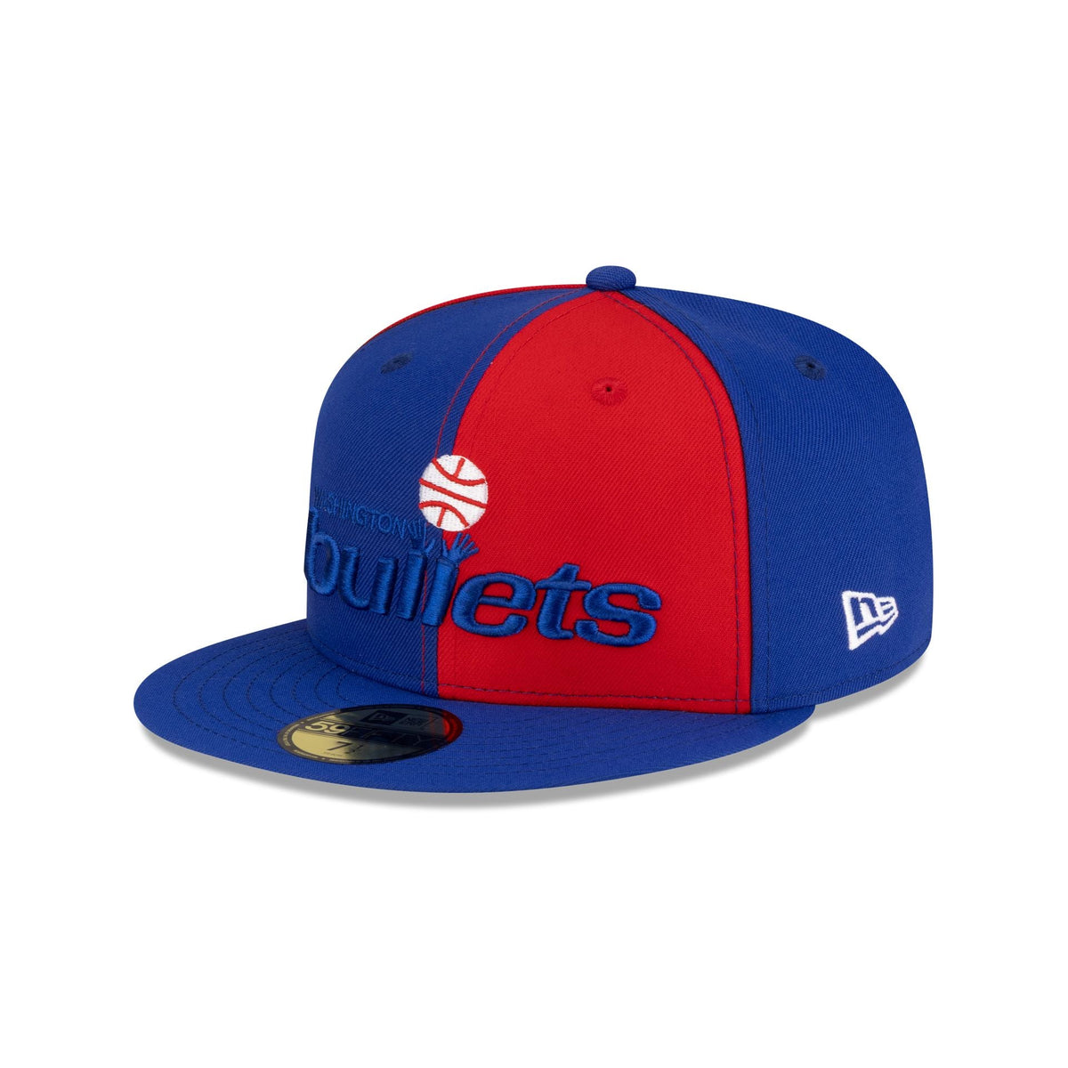 Washington Bullets Hardwood Classics 80s Pinwheel 59FIFTY Fitted Hat