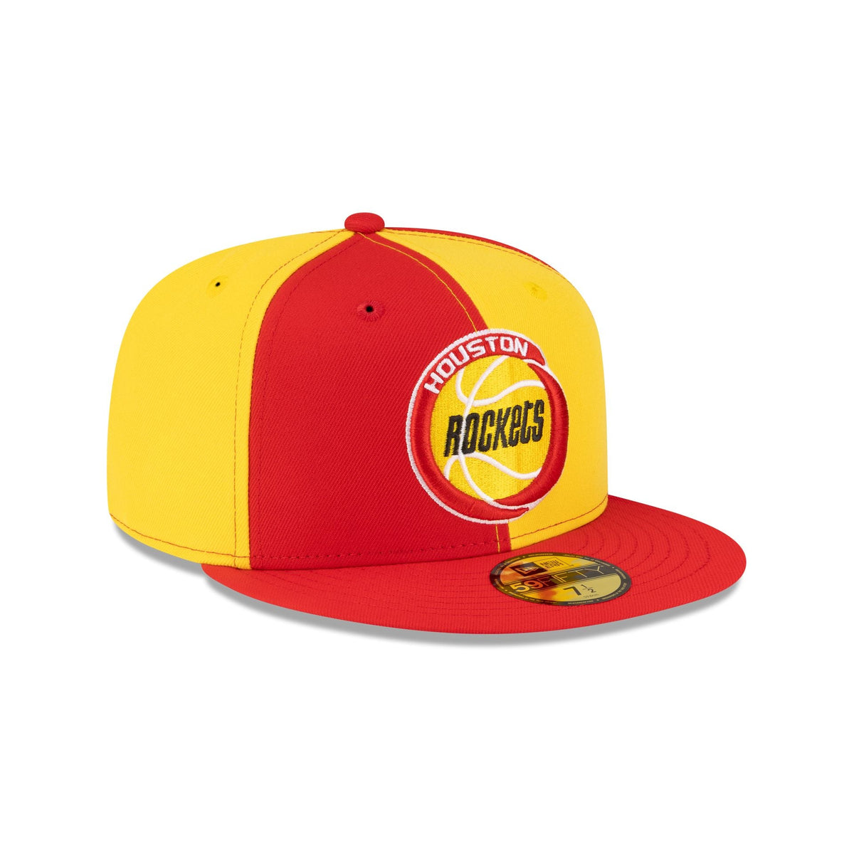 Houston Rockets Hardwood Classics 80s Pinwheel 59FIFTY Fitted Hat