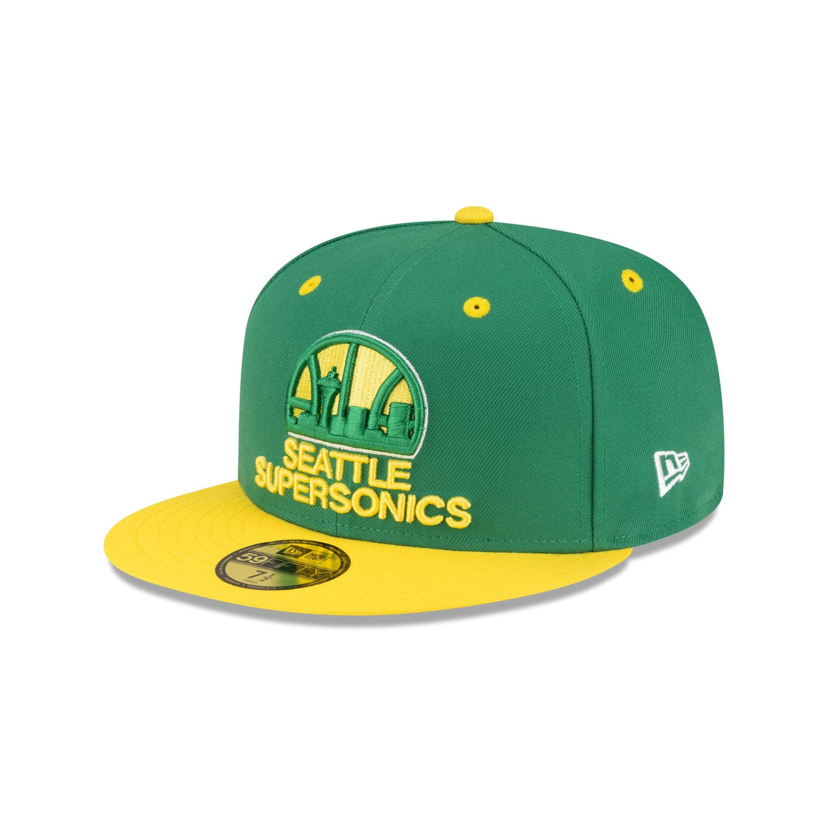 Seattle Supersonics Hardwood Classics 80s Two Tone 59FIFTY Fitted Hat