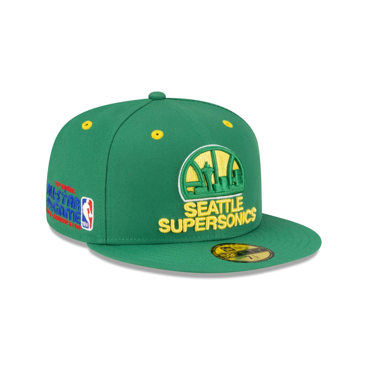 Seattle Supersonics Hardwood Classics 1987 All-Star Game 59FIFTY Fitted Hat