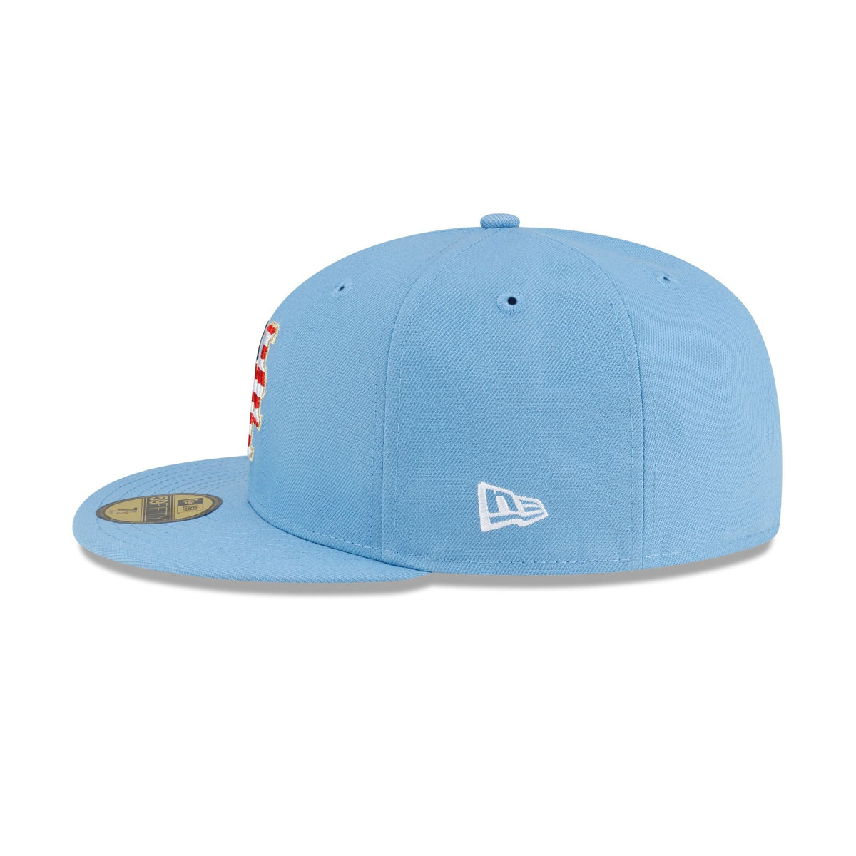 New York Mets Red. White & Blue 59FIFTY Fitted Hat