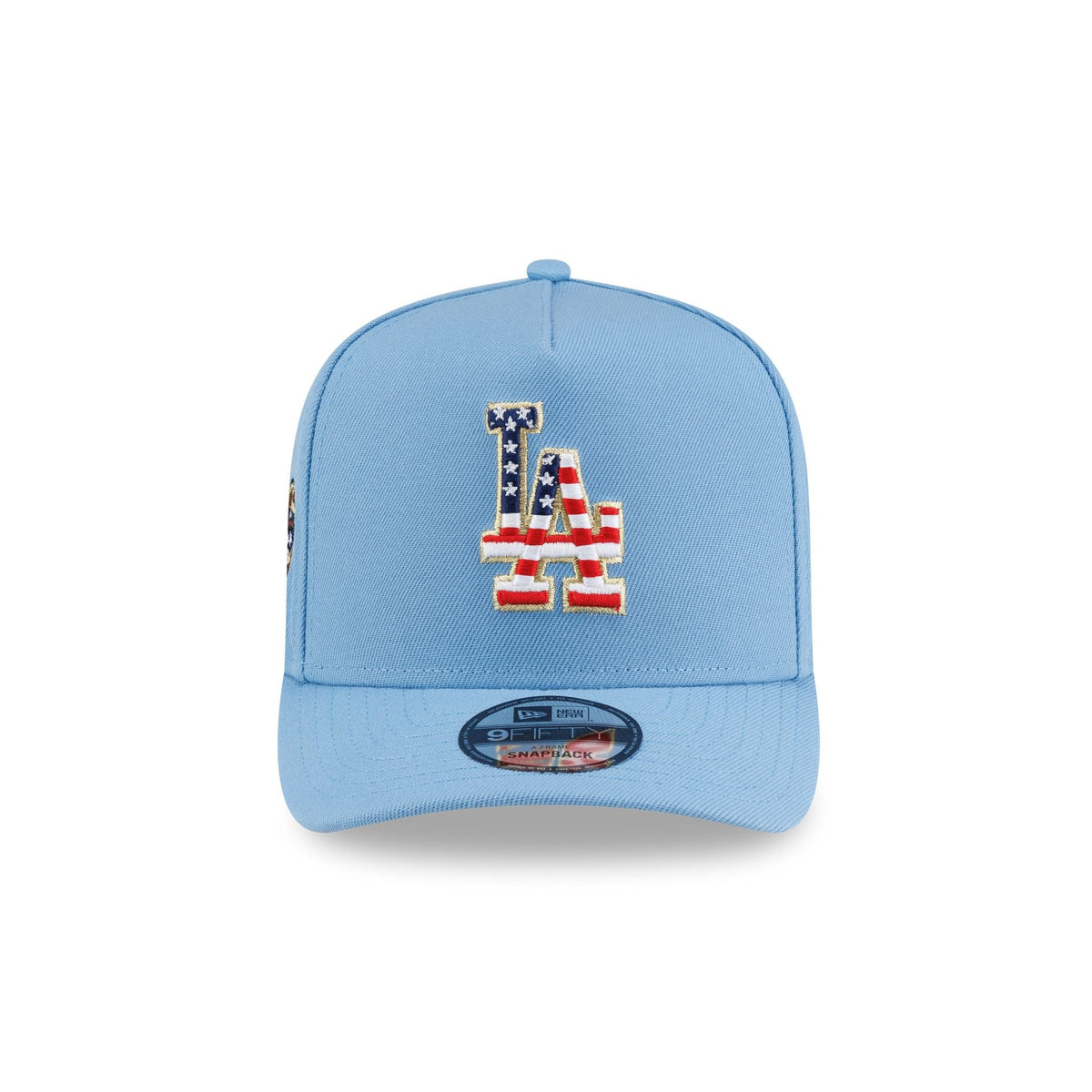 Los Angeles Dodgers Red. White & Blue 9FIFTY A-Frame Snapback Hat