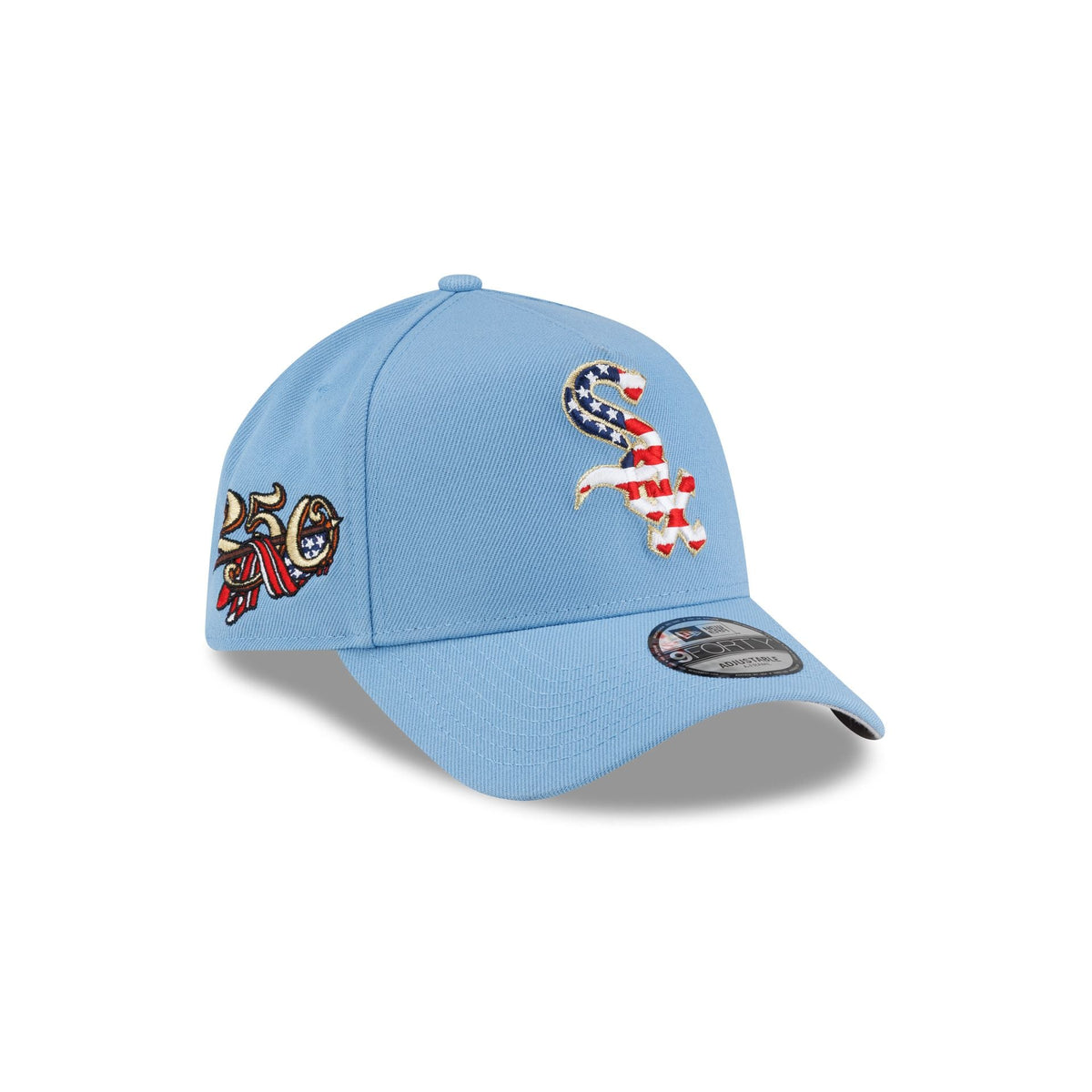Chicago White Sox Red. White & Blue 9FORTY A-Frame Snapback Hat