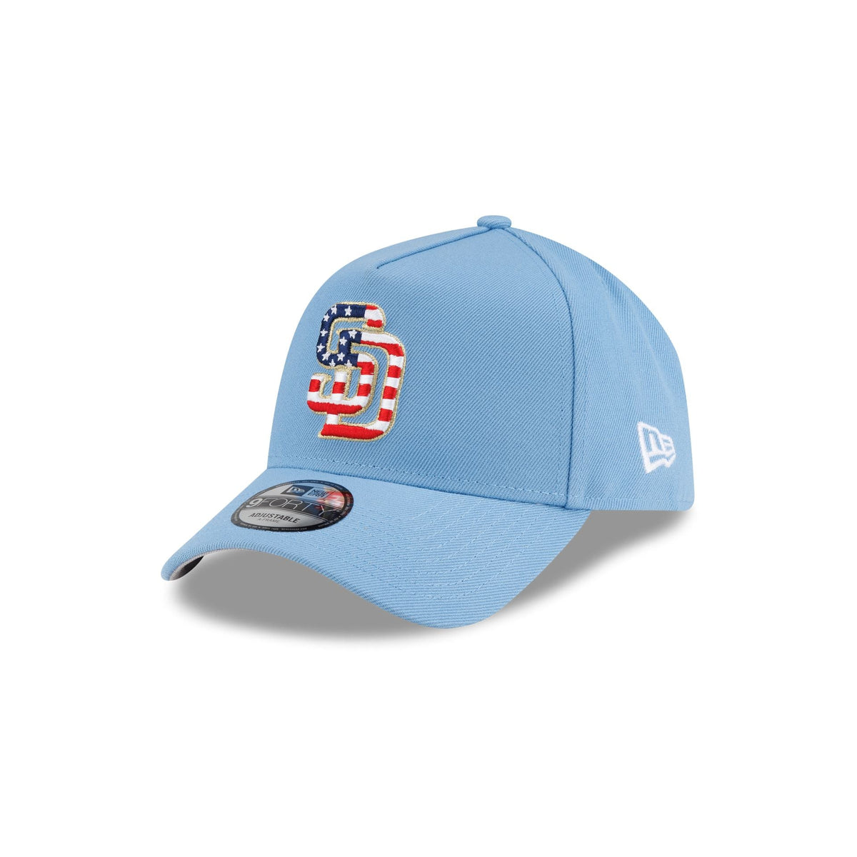 San Diego Padres Red. White & Blue 9FORTY A-Frame Snapback Hat