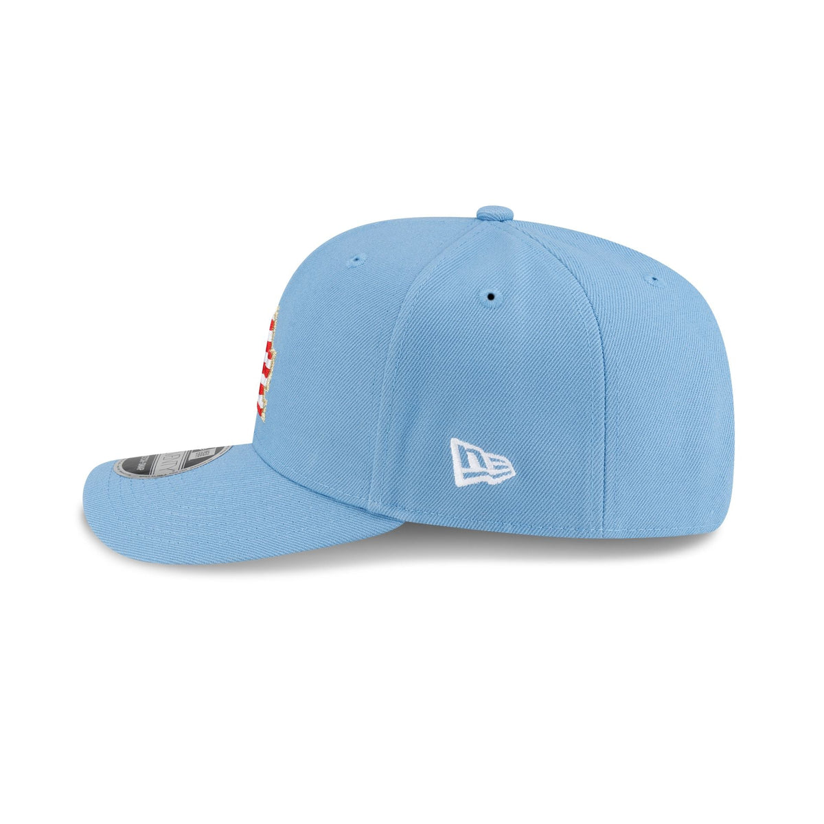 Los Angeles Dodgers Red. White & Blue 9SEVENTY Stretch-Snap Hat