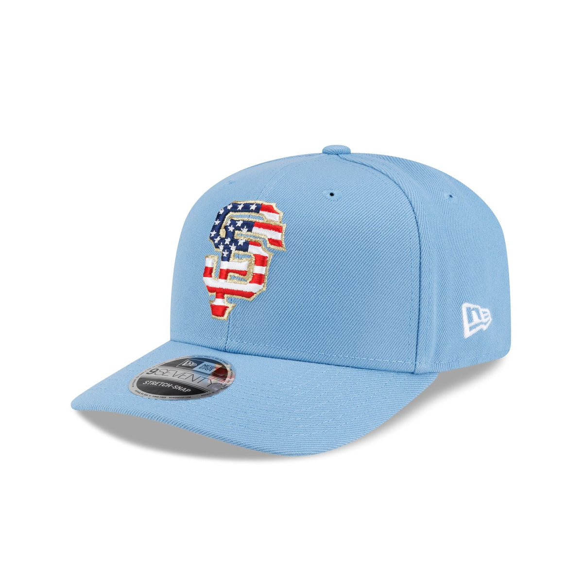 San Francisco Giants Red. White & Blue 9SEVENTY Stretch-Snap Hat