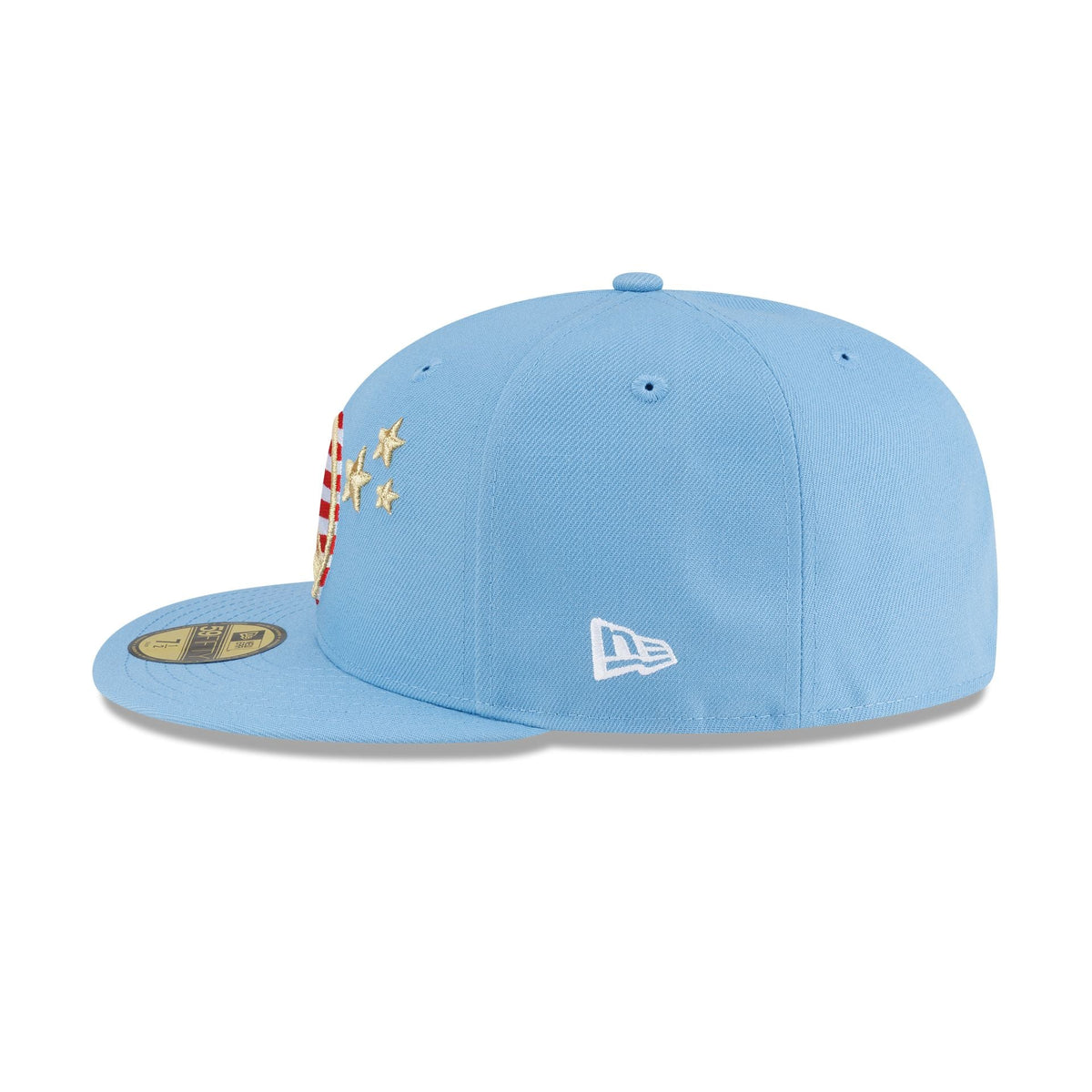 Golden State Warriors Red. White & Blue 59FIFTY Fitted Hat