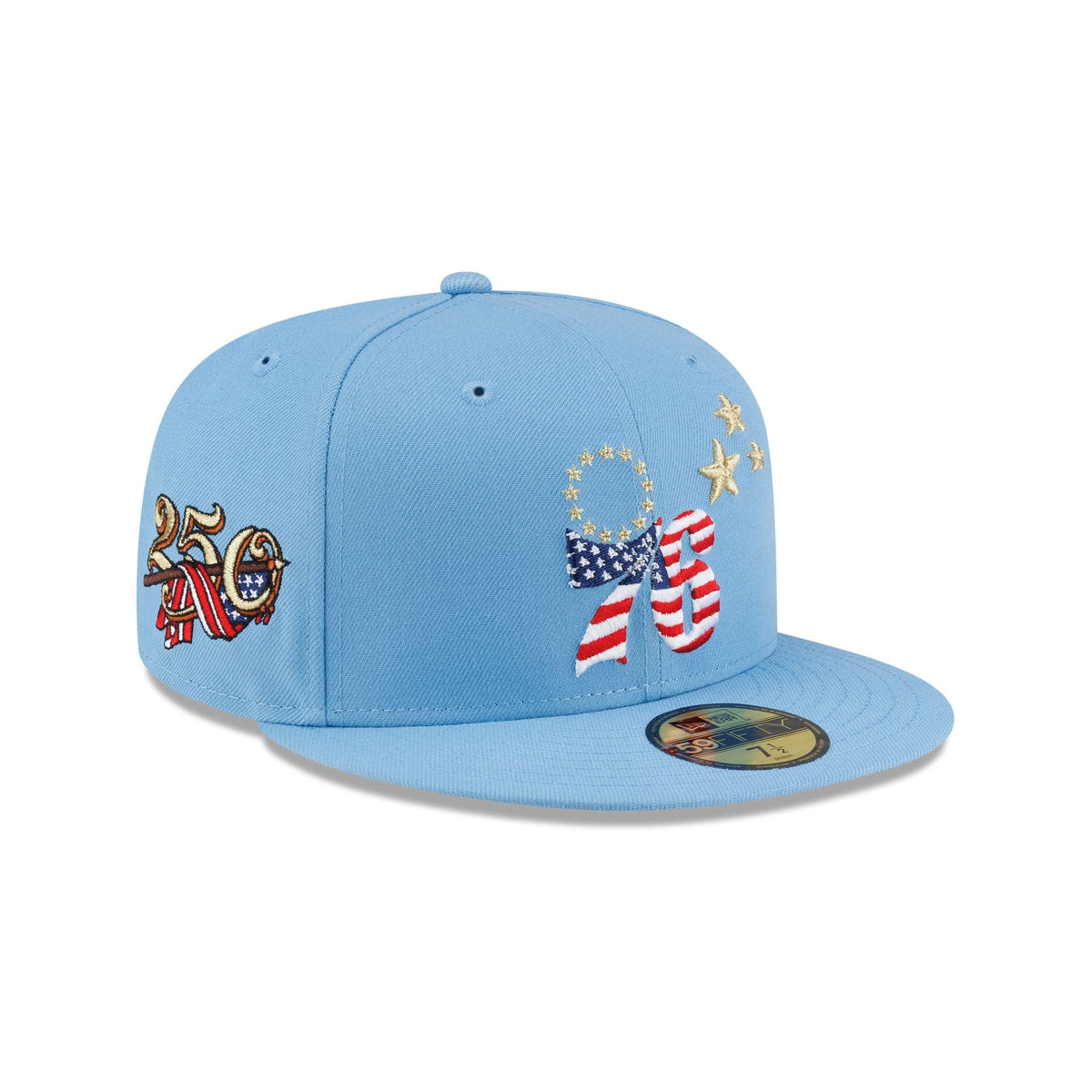 Philadelphia 76ers Red. White & Blue 59FIFTY Fitted Hat